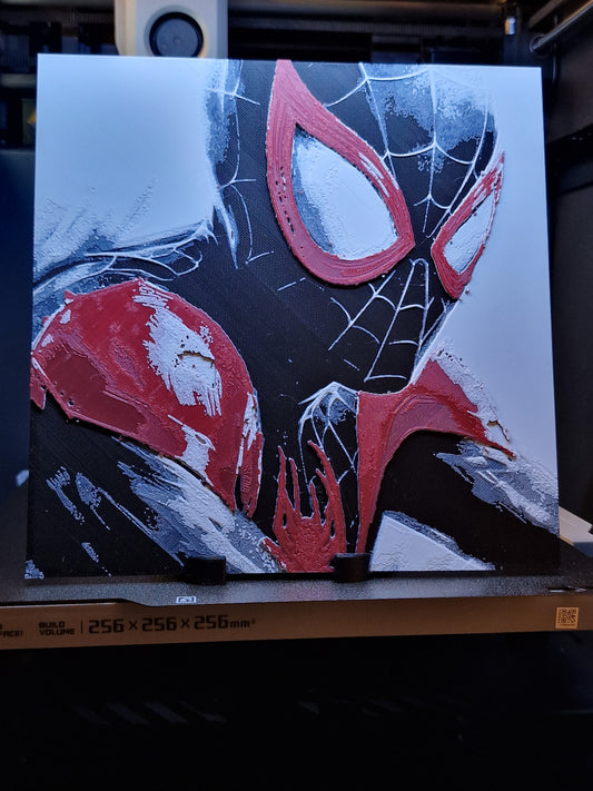 3D Printed Myles Spiderman Huforge