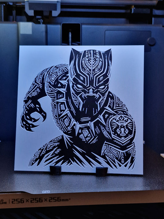 3D Printed Black Panther Hueforge