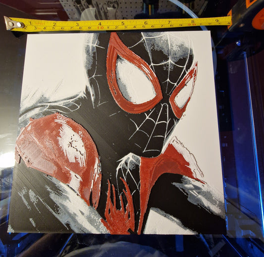 3D Printed Myles Spiderman Huforge