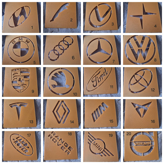 Car Detailing Carpet Stencils